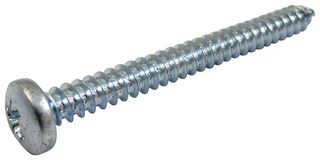 N10 0.500 PRSTABB200 - Screw, M4.8, 12.7 mm, Zinc, Steel, Pan Head Pozidriv - TR FASTENINGS