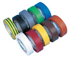 AT7 RAINBOW PK171125 - Electrical Insulation Tape, PVC (Polyvinyl Chloride), Rainbow, 15 mm x 10 m - ADVANCE TAPES