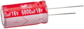 860080473007 - Electrolytic Capacitor, 120 µF, 25 V, ± 20%, Radial Leaded, 2000 hours @ 105°C, Polar - WURTH ELEKTRONIK