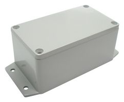 MC001087 - Metal Enclosure, With Flange, Small, Diecast Aluminium, 75 mm, 120 mm, 200 mm, IP65 - MULTICOMP PRO
