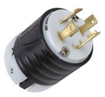 L1530-P - Power Entry Connector, Power Entry, 30 A, Black, White, Nylon (Polyamide) Body, 250 V - LEGRAND PASS & SEYMOUR