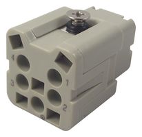 T2010043201-000 - Heavy Duty Connector, HA-004, Insert, 4 Contacts, Receptacle, Spring Socket - AMP - TE CONNECTIVITY