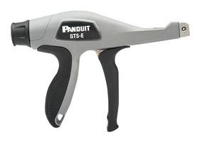 GTS-E - Cable Management Tool, Ergonomic Cable Tie Installation Tool, Tension Control, Grey/Black Housing - PANDUIT
