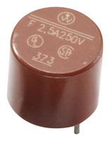 38211000410 - Fuse, PCB Leaded, 1 A, 250 V, TR5 382 Series, Time Delay, Radial Leaded - LITTELFUSE