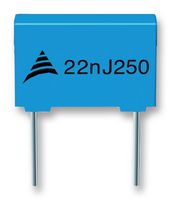 B32529C1224J000 - General Purpose Film Capacitor, Metallized PET Stacked, Radial Box - 2 Pin, 0.22 µF, ± 5%, 63 V - EPCOS