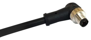 PXPPVC08RAM03ACL010PVC - Sensor Cable, 90° M8 Plug, Free End, 3 Positions, 1 m, 3.28 ft, Buccaneer M8 - BULGIN LIMITED