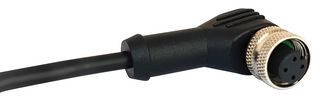 PXPTPU12RAF05ACL010PUR - Sensor Cable, 90° M12 Receptacle, Free End, 5 Positions, 1 m, 3.28 ft, Buccaneer M12 - BULGIN LIMITED