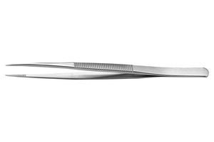 120A.SA - Tweezer, General Purpose, Straight, Pointed, Stainless Steel, 110 mm - IDEAL-TEK