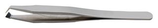 15AFW.C - Tweezer, Cutting, Bent, Flat, Carbon Steel, 115 mm - IDEAL-TEK