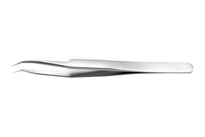 5C.SA - Tweezer, Precision, Bent, Pointed, Stainless Steel, 115 mm - IDEAL-TEK