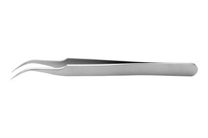 7B.SA - Tweezer, Precision, Curve, Pointed, Stainless Steel, 115 mm - IDEAL-TEK