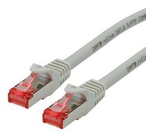 21.15.2602 - Ethernet Cable, S/FTP, Cat6, RJ45 Plug to RJ45 Plug, SFTP (Screened Foiled Twisted Pair), Grey, 2 m - ROLINE