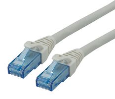 21.15.2701 - Ethernet Cable, UTP, Cat6a, RJ45 Plug to RJ45 Plug, UTP (Unshielded Twisted Pair), Grey, 1 m - ROLINE