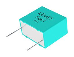 F461JF222J630A - General Purpose Film Capacitor, Pulse, Metallized PP, Radial Box - 2 Pin, 2200 pF, ± 5%, 250 V - KEMET