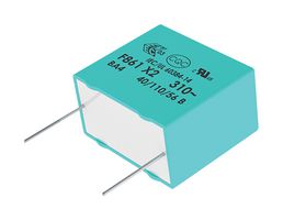 F861KG103K310A - Safety Capacitor, Metallized PP, Radial Box - 2 Pin, 10000 pF, ± 10%, X2, Through Hole - KEMET
