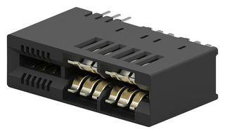 1-2214934-4 - Card Edge Connector, Dual Side, 1.57 mm, 4 (Power), 12 (Signal) Contacts, Through Hole Mount - TE CONNECTIVITY