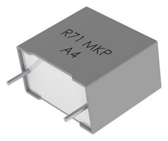 R71PN4100AA30K - General Purpose Film Capacitor, Metallized PP, Radial Box - 2 Pin, 1 µF, ± 10%, 275 V, 630 V - KEMET