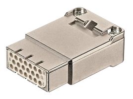 09140203113 - Heavy Duty Connector, Insert, 20 Contacts, Receptacle, Crimp Socket - Contacts Not Supplied - HARTING