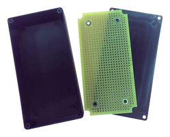 B05-7100 - Prototyping PCB, ABS Box, Black, 1.07mm Hole, 1.57 mm Board, 4.4" x 2.2" - TWIN INDUSTRIES