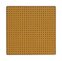 64P44WE - PCB, Punchboard, No Clad, Epoxy Glass Composite, 1.57mm, 165.1mm x 114.3mm - VECTOR ELECTRONICS