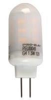 PEL00050 - LED Light Bulb, Frosted Capsule, G4, Warm White, 3000 K, Not Dimmable, 270° - PRO ELEC