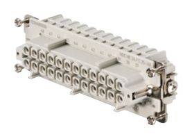 HDC HE 24 FC 25-48 - Heavy Duty Connector, Stacked, RockStar HE, Insert, 48+PE Contacts, 12, Receptacle - WEIDMULLER