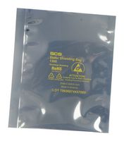 13001024 - Antistatic Bag, 1300 Series, Shielding (Metal-In), Heat Seal, 254mm W x 609.6mm L - SCS