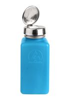 35284 - Dispensing Bottle, Dissipative, ESD, Pump, Blue, 240ml DurAstatic Series - MENDA