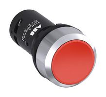 1SFA619100R3041 - Industrial Pushbutton Switch, CP1, 22.3 mm, SPST-NC, Momentary, Flush, Red - ABB