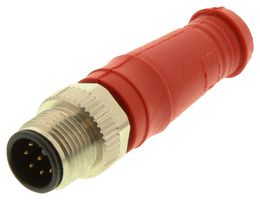 120076-8035 - Sensor Connector, BRAD, 120076 Series, M12, Male, 8 Positions, Solder Pin, Straight Cable Mount - MOLEX