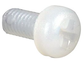 NMS 306 01 - Screw, Pan Head Phillips, M3, Nylon 6.6, 6.4 mm Length - ESSENTRA COMPONENTS