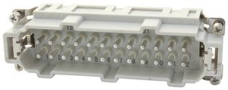 93601-0293 - Heavy Duty Connector, 93601, Insert, 24 Contacts, 24B, Plug, Spring Pin - MOLEX