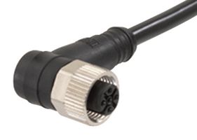 120065-2265 - Sensor Cable, BRAD, 90° M12 Receptacle, Free End, 4 Positions, 5 m, 16.4 ft, 120065 - MOLEX