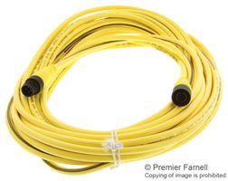 120066-0695 - Sensor Cable, BRAD Micro-Change, M12 Plug, 90° M12 Receptacle, 4 Positions, 10 m, 33 ft, 120066 - MOLEX