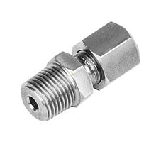 XF-1330-FAR - Compression Gland, Stainless Steel, 1/4" BSPT Tapered, 3/16" Probe Size - LABFACILITY