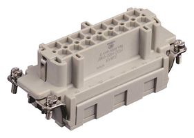 T2040164201-000 - Heavy Duty Connector, HE, Insert, 16+PE Contacts, 16B, Receptacle - TE CONNECTIVITY