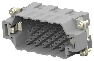 T2050402101-007 - Heavy Duty Connector, HEEE, Insert, 40+PE Contacts, Plug, Crimp Pin - Contacts Not Supplied - TE CONNECTIVITY