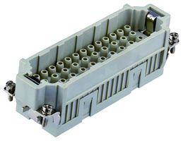 T2050462101-007 - Heavy Duty Connector, HEE, Insert, 46+PE Contacts, Plug, Crimp Pin - Contacts Not Supplied - TE CONNECTIVITY
