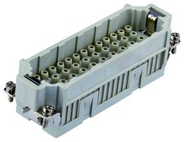 T2050922101-007 - Heavy Duty Connector, HEE, Insert, 46+PE Contacts, Plug, Crimp Pin - Contacts Not Supplied - TE CONNECTIVITY