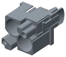 T2111027201-701 - Heavy Duty Connector, HMN, Insert, 2 Contacts, Receptacle, Crimp Socket - Contacts Not Supplied - TE CONNECTIVITY