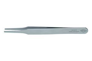 92 52 23 - Tweezer, Straight, Round, Stainless Steel, 120 mm Length - KNIPEX