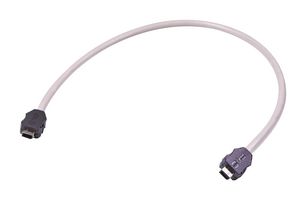 33481111A20030 - Ethernet Cable, IX Plug to IX Plug, Grey, 3 m, 9.8 ft - HARTING