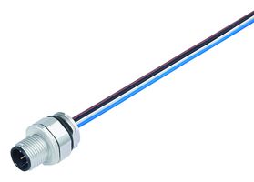 76-0731-0011-00005-0200 - Sensor Cable, M12 Plug, Free End, 5 Positions, 200 mm, 7.9 ", 713/763 - BINDER