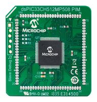 MA330046 - Daughter Board, dsPIC33C512MP508 MCU Plug In Module, For Explorer 16/32 Development Kits - MICROCHIP