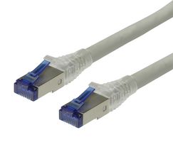 21.15.0876 - Ethernet Cable, Cat6a, RJ45 Plug to RJ45 Plug, SFTP (Screened Foiled Twisted Pair), Grey, 30 m - ROLINE