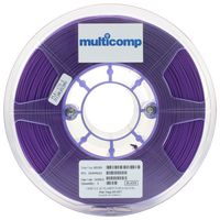 MC011452 - 3D Printer Filament, 1.75mm Dia, Purple, PLA, 1 kg - MULTICOMP