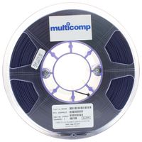 MC011457 - 3D Printer Filament, 1.75mm Dia, Dark Blue, PLA, 1 kg - MULTICOMP