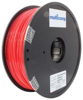 MC011466 - 3D Printer Filament, 1.75mm Dia, Red, PETG, 1 kg - MULTICOMP