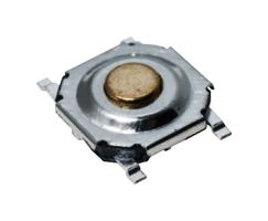 PTS525SK15SMTR2 LFS - Tactile Switch, PTS525 Series, Top Actuated, Surface Mount, Round Button, 260 gf, 20mA at 15VDC - C&K COMPONENTS