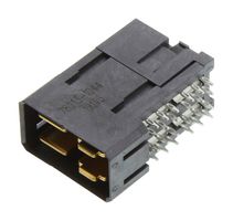 78213-1044 - Connector, Impact 78213, 4 Contacts, 5.2 mm, Header, Press Fit, 2 Rows - MOLEX